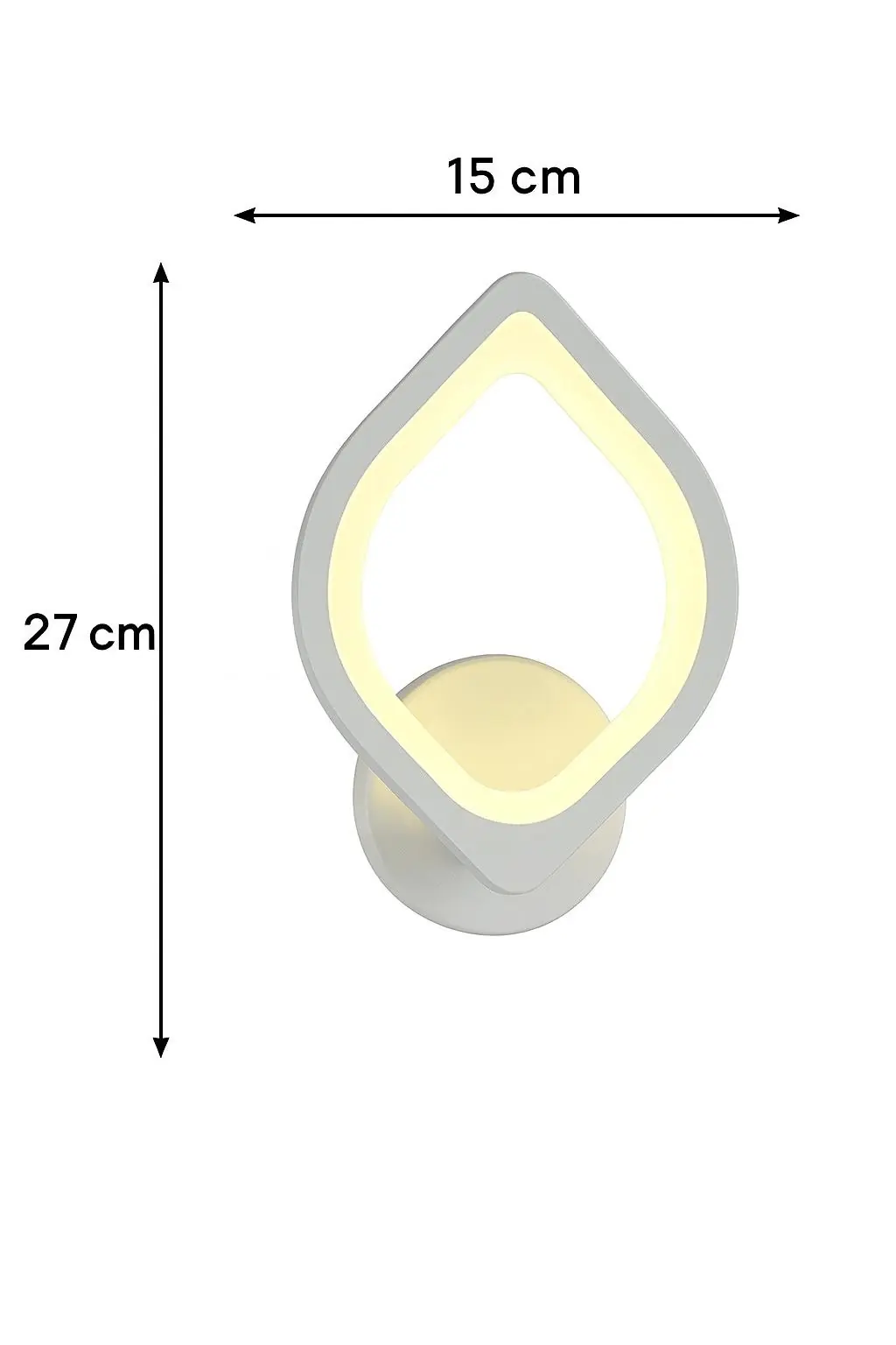 Beyaz Mimari 3 Renk Ledli Lüks ModernDuvar Lambası Ledli Aplik Beyaz Mimari 3 Renk Ledli Lüks ModernDuvar Lambası Ledli Aplik