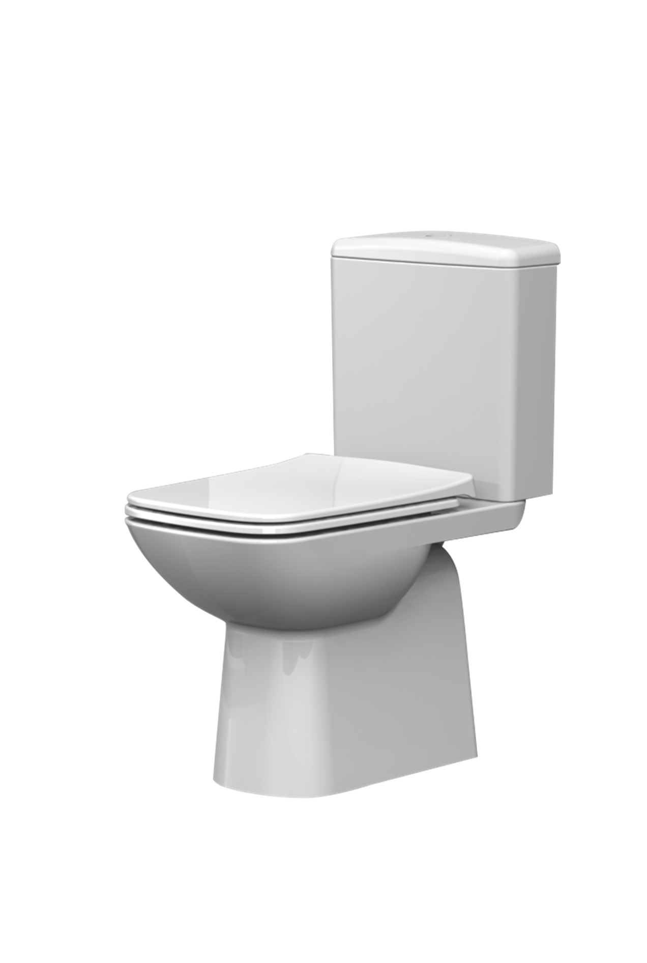 Turkuaz Duru Klozet Alttan,Rezervuar,İç Takım ve Yavaş İnce Kapak