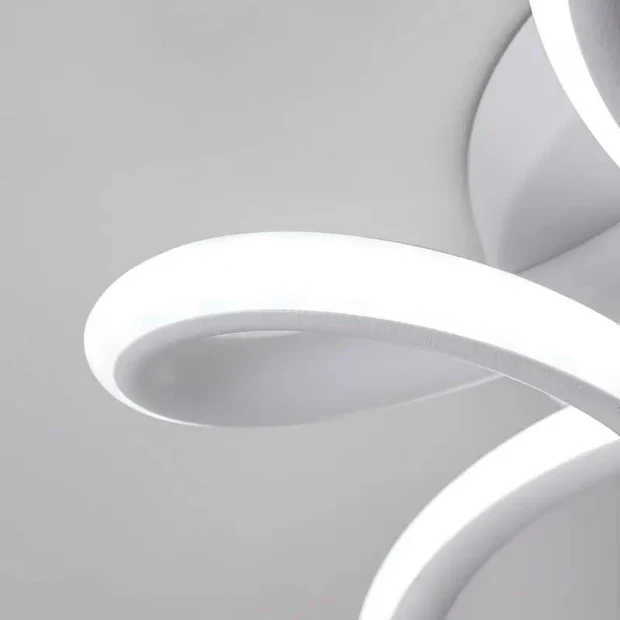 Style Beyaz Plafonyer Ultra Süper Beyaz Ledli Avize