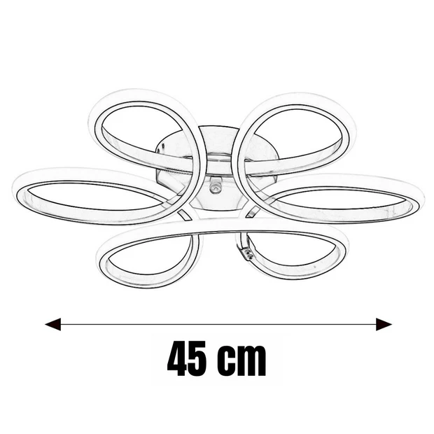 Linup Modern Gri Plafonyer Tavana Sıfır Beyaz Işık Salon Mutfak Yatak Odası Led Avize Linup Modern Gri Plafonyer Tavana Sıfır Beyaz Işık Salon Mutfak Yatak Odası Led Avize