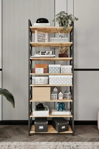 Çok Amaçlı Raf 8 Katlı Ayakkabılık Meşe Çok Amaçlı Raf 8 Katlı Ayakkabılık Meşe