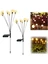 Teknoloji 2 Li Paket 6 Top LED Güneş Enerjili Bahçe Aydınlatma ABS Malzeme ile Su Geçirmez
