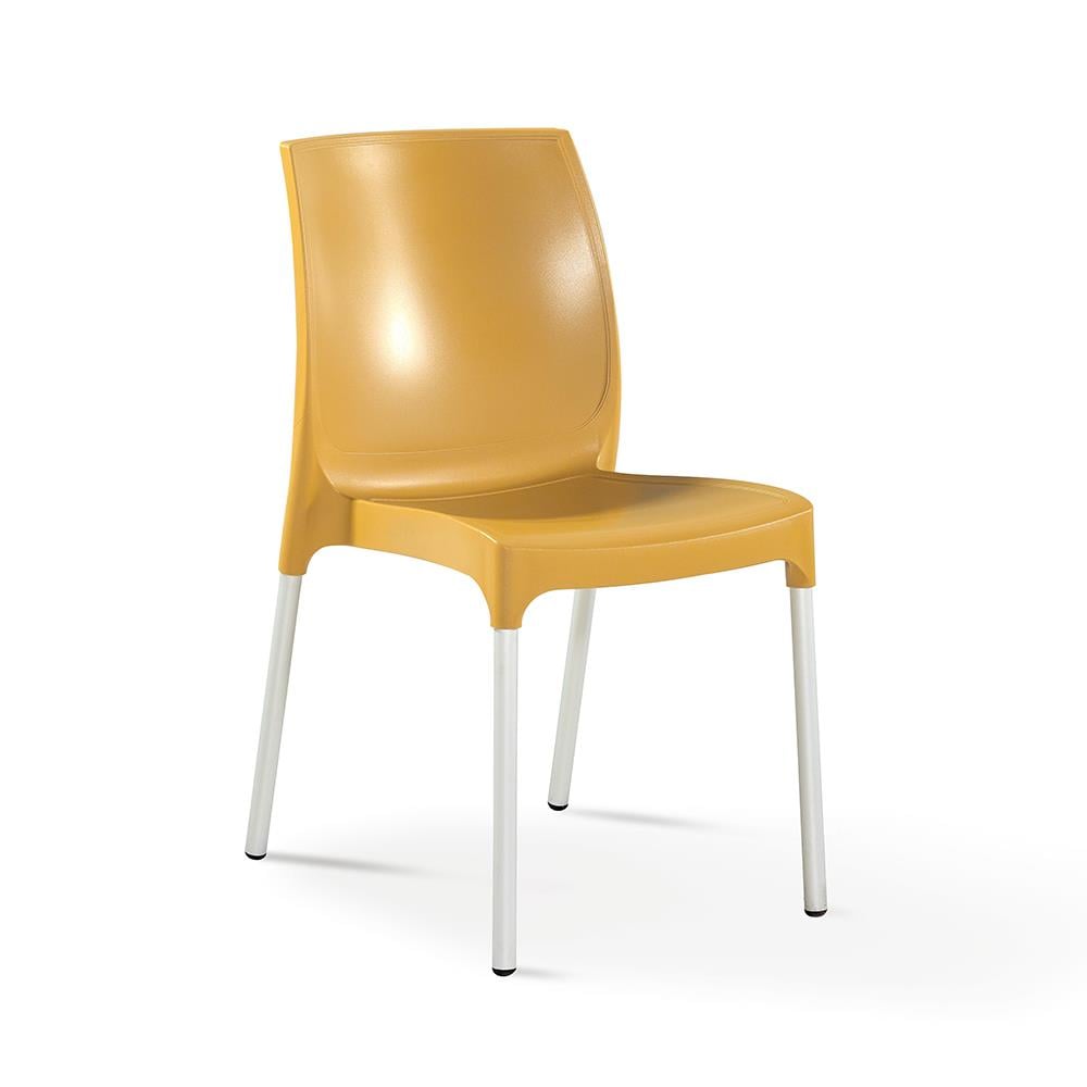 NS6 Masa Takımı 80x80 Masa + 4 Adet Castel Renkli Sandalye