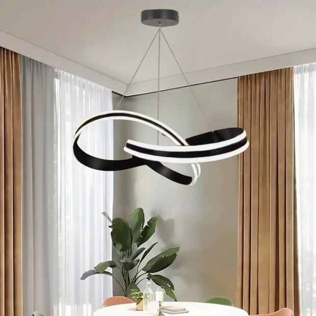 Astera Siyah Kumandalı 3 Renk Ledli Modern Özel Tasarım Sarkıt Led Avize Astera Siyah Kumandalı 3 Renk Ledli Modern Özel Tasarım Sarkıt Led Avize