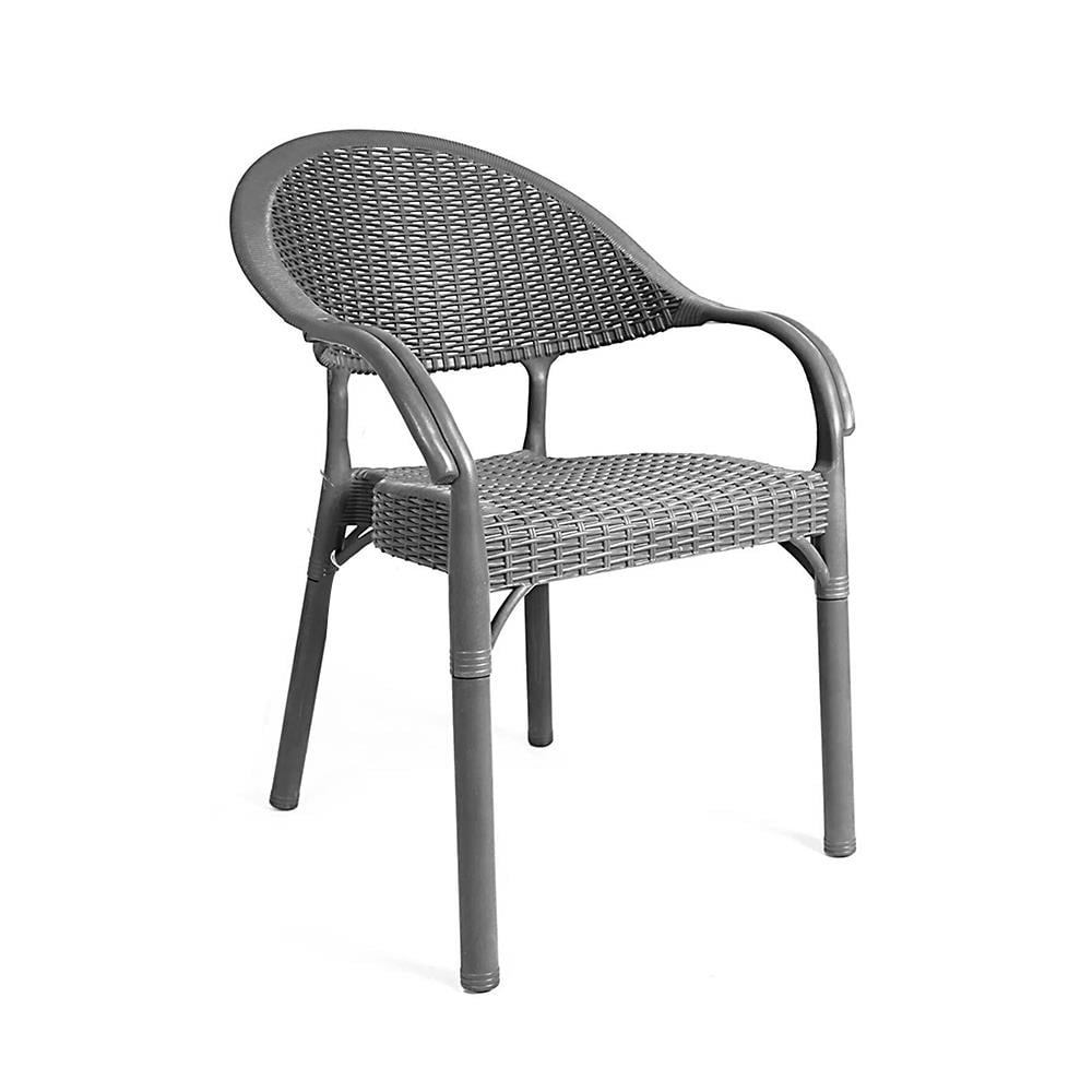 S Bambu Rattan Desenli Koltuk