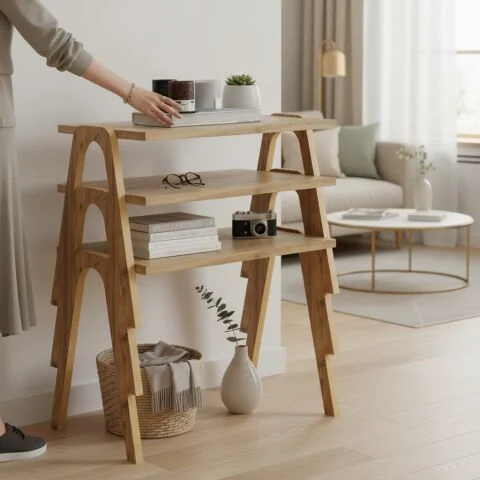 Cano Zigon Sehpa XL Meşe