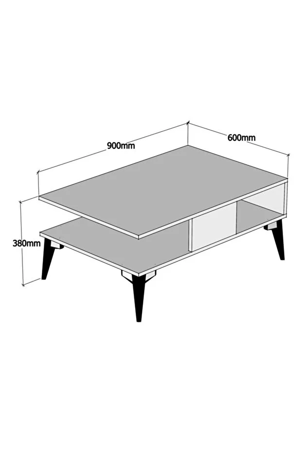 Beyaz-ceviz Orta Sehpa Modern Beyaz-ceviz Orta Sehpa Modern