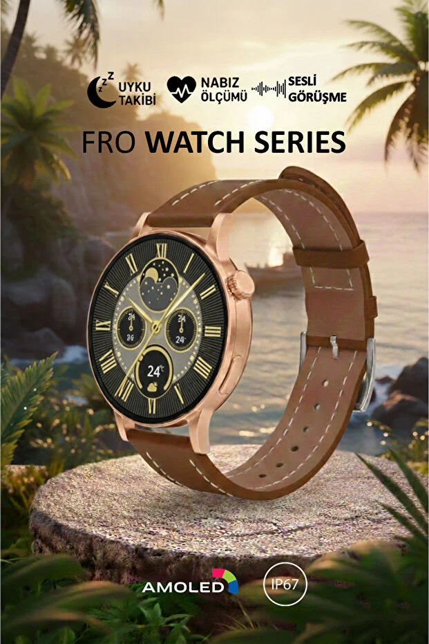 Kompakt Şık Akıllı Saat Sesli Görüşme Özellikli