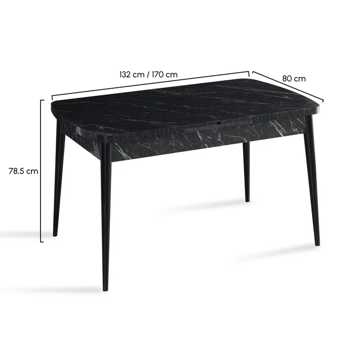 Bendir Masa Takımı | Rubi Sandalye | Baybface Kumaş | 4 Sandalye Bendir Masa Takımı | Rubi Sandalye | Baybface Kumaş | 4 Sandalye