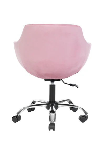 Krom Metal Ayaklı Ofis Çocuk Odası Çalışma Sandalyesi Monoko