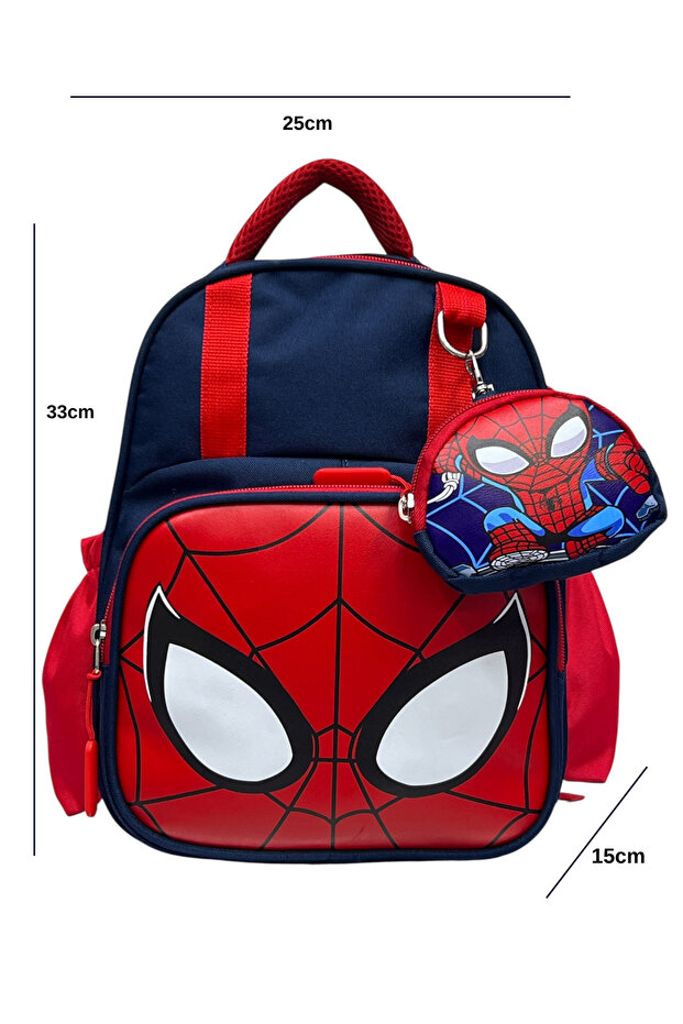  Spider Erkek Çocuk Anaokulu Çantası | Hafif Su Geçirmez Mini Okul Çantası