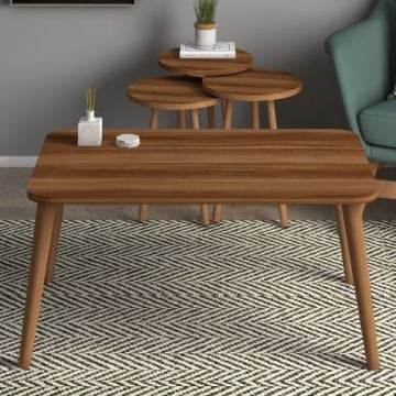 Soul Sehpa Seti Ceviz Soul Sehpa Seti Ceviz