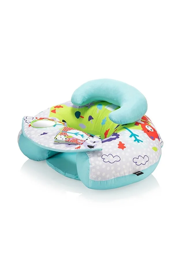 Sırt Destekli Yer Minderi Mavi Sırt Destekli Yer Minderi Mavi