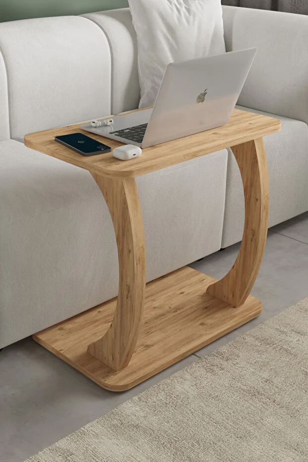 C Ayaklı Laptop Sehpası, Koltuk Sehpası, Kahvaltı Masası, Çalışma Sehpası