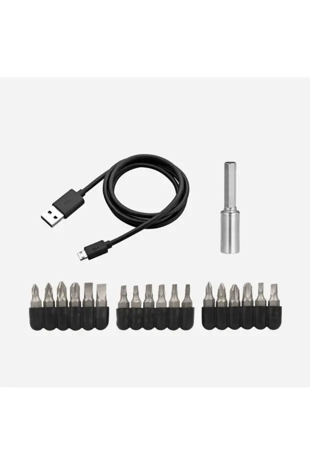 Akülü Vidalama Şarjlı Tornavida Seti 3.6V 1.3Ah Li-ion Uç Setli