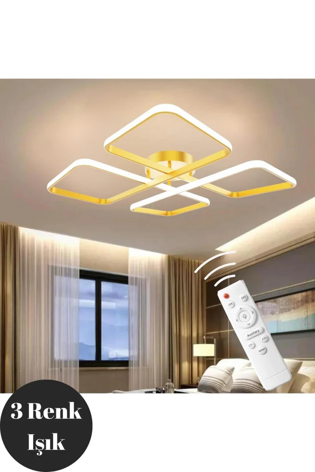 Novem Eskitme Plafonyer Kumandalı Ultra Süper 3 Renk Işık Ledli Avize Novem Eskitme Plafonyer Kumandalı Ultra Süper 3 Renk Işık Ledli Avize