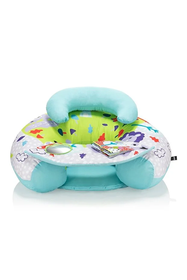 Sırt Destekli Yer Minderi Mavi Sırt Destekli Yer Minderi Mavi