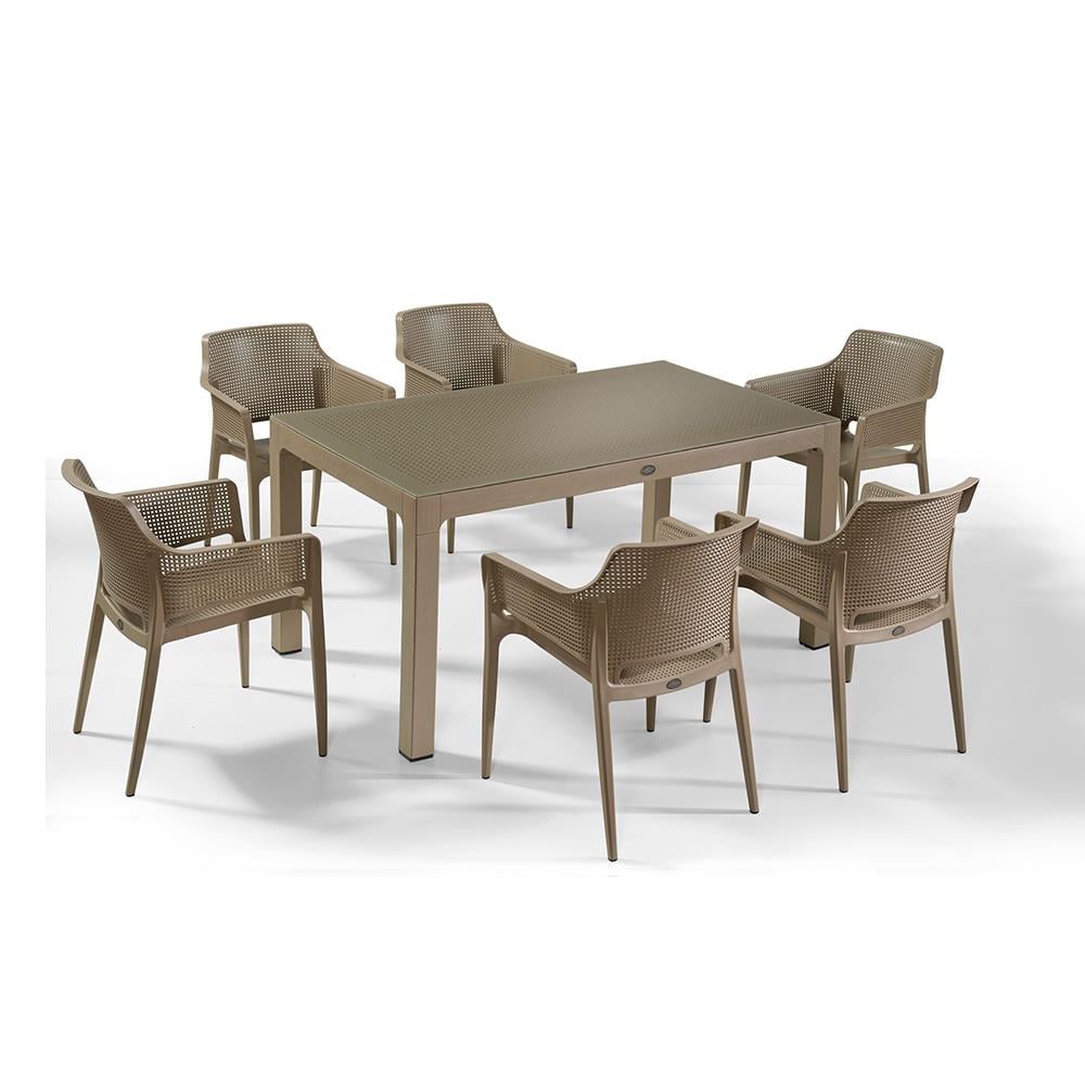 NS3 Masa Takımı 90x150 Camlı Masa + 6 Adet Koltuk NS3 Masa Takımı 90x150 Camlı Masa + 6 Adet Koltuk