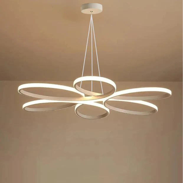 Nipul Beyaz Sarkıt Modern Ultra Süper 3 Renk Işıklı Ledli Avize Nipul Beyaz Sarkıt Modern Ultra Süper 3 Renk Işıklı Ledli Avize