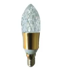 Ledolet 4W Kristal Candle LED Ampul E14 – 400 Lümen Ledolet 4W Kristal Candle LED Ampul E14 – 400 Lümen