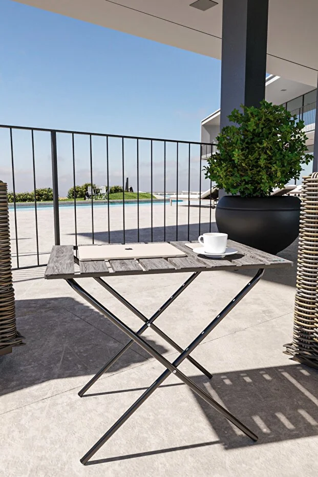 Katlanır Mutfak Masası Yükseklik Ayarlı Ahşap Kamp Masası Katlanır Mutfak Masası Yükseklik Ayarlı Ahşap Kamp Masası