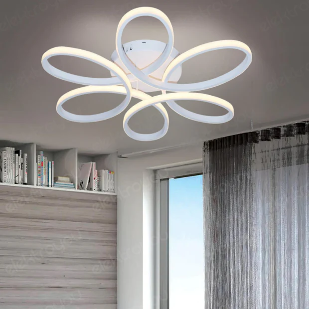 Linup Modern Beyaz Plafonyer Tavana Sıfır Beyaz Işık Salon Mutfak Yatak Odası Led Avize Linup Modern Beyaz Plafonyer Tavana Sıfır Beyaz Işık Salon Mutfak Yatak Odası Led Avize