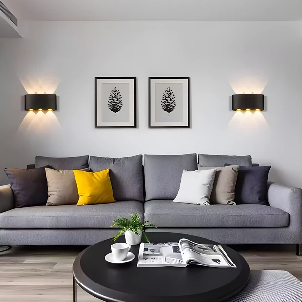 Proton 6W Siyah Çift Yönlü 3000K Günışığı Ledli Aplik Proton 6W Siyah Çift Yönlü 3000K Günışığı Ledli Aplik