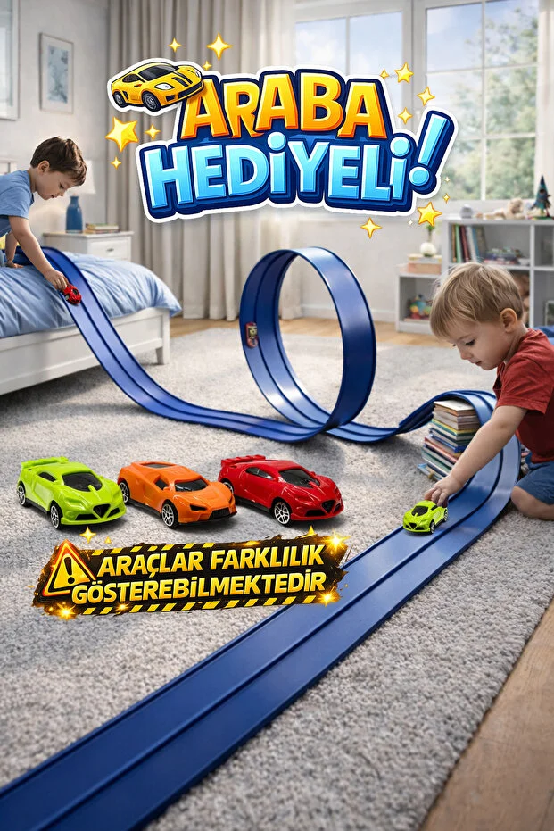 Esnek Yarış Pisti 4.5 Metre Flex Track Esnek Yarış Pisti 4.5 Metre Flex Track