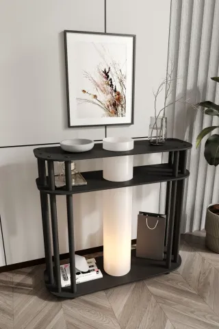 Cruise Dresuar Dekoratif Raflı Lambader