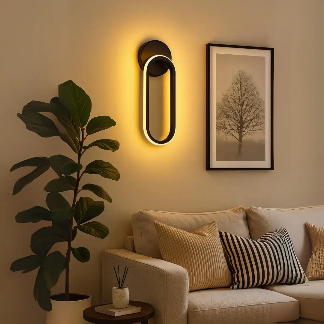 Hermes Siyah Mimari Tasarım Dekoratif Günışığı Ledli Aplik Hermes Siyah Mimari Tasarım Dekoratif Günışığı Ledli Aplik