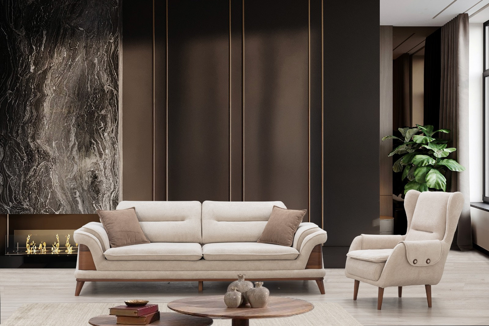 Wood Koltuk Takımı Wood Koltuk Takımı