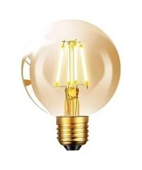 Ledolet G80 Gold 6W Flament LED Ampul E27 2700K Ledolet G80 Gold 6W Flament LED Ampul E27 2700K