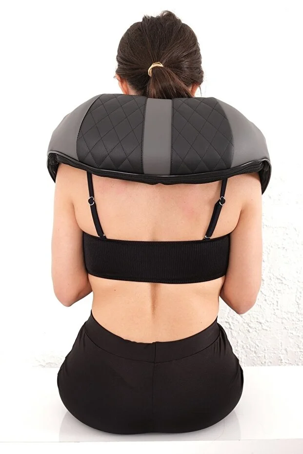 Ayak Masaj Aleti Refleksoloji Masajı 3d Masaj + Boyun - Bel - Sırt Masaj Aleti - 2'si 1 Arada