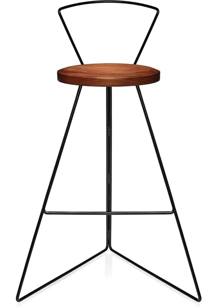 Modern Bar Sandalyesi Ahşaplı Bar Tipi Yüksek Tabure