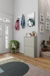 İkili Metal Ayakkabılık Bej - Ral 7032 Formood