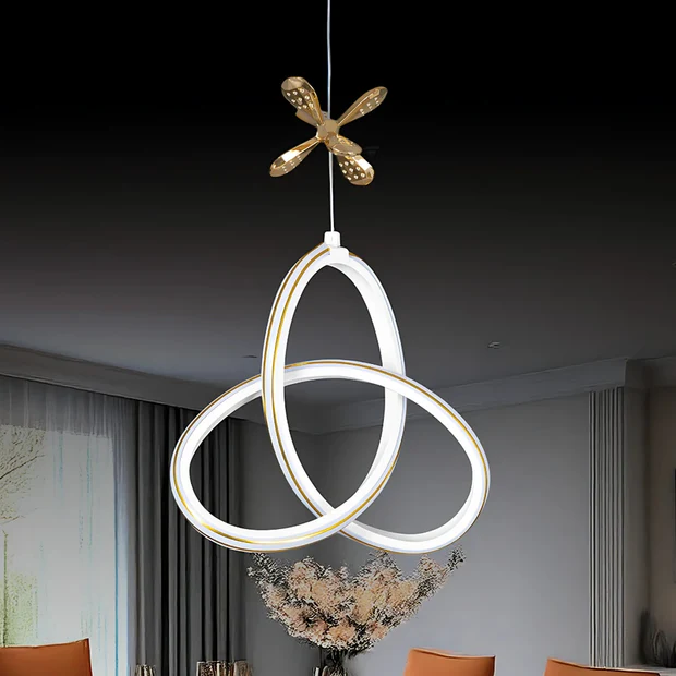 Yonca Beyaz Özel Tasarım Gold Çizgili Gold Kelebek Dekor Detaylı Sarkık Beyaz Ledli Avize Yonca Beyaz Özel Tasarım Gold Çizgili Gold Kelebek Dekor Detaylı Sarkık Beyaz Ledli Avize