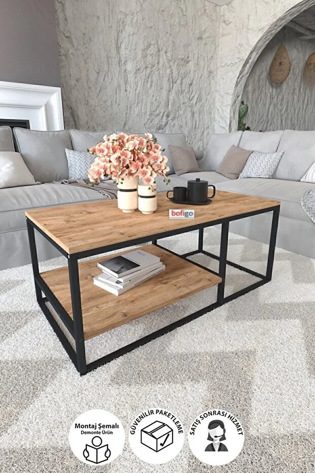 Metal Orta Sehpa 2 Raflı Orta Sehpa Dekoratif Sehpa Metal Orta Sehpa 2 Raflı Orta Sehpa Dekoratif Sehpa