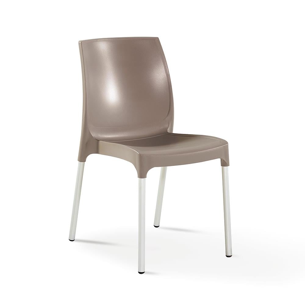 NS6 Masa Takımı 80x80 Masa + 4 Adet Castel Renkli Sandalye