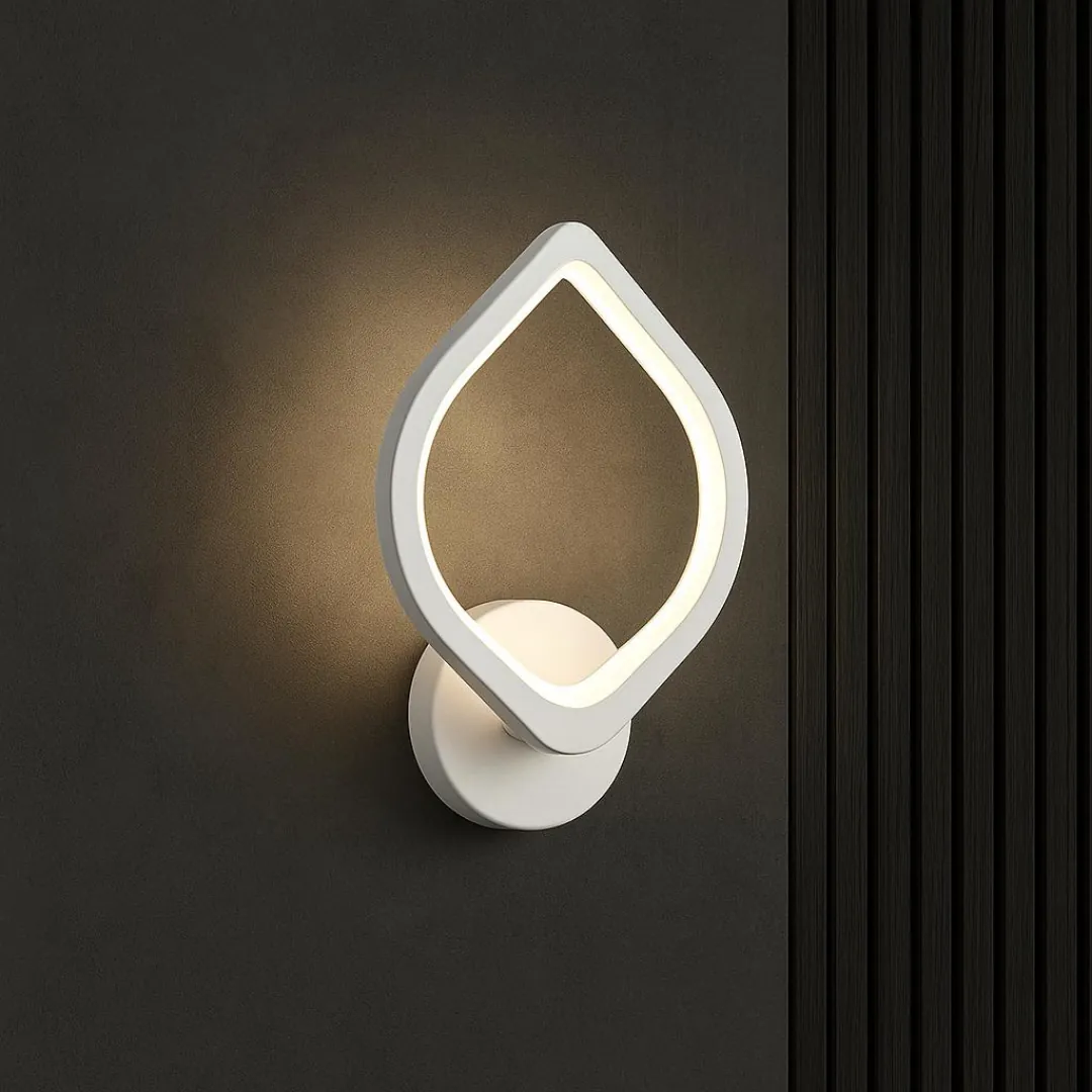 Beyaz Mimari 3 Renk Ledli Lüks ModernDuvar Lambası Ledli Aplik Beyaz Mimari 3 Renk Ledli Lüks ModernDuvar Lambası Ledli Aplik