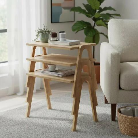 Cano Zigon Sehpa XL Meşe