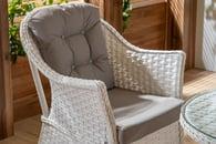 Mihenk Rattan Bahçe Mobilyası  3'lü Takım  Gri