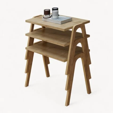 Cano Zigon Sehpa XL Meşe