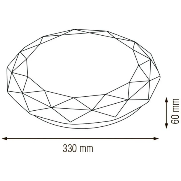 Epsilon 24W Beyaz Dekoratif Led Armatür 6400K Beyaz Işık Epsilon 24W Beyaz Dekoratif Led Armatür 6400K Beyaz Işık