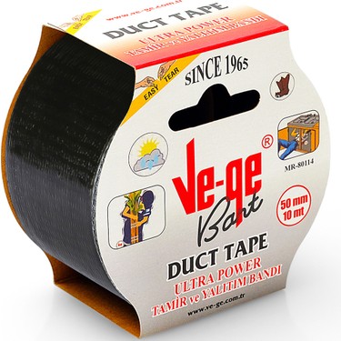 Vege Özel Amaçlı Bant Tamir ve Yalıtım Power Ducttape 50X10