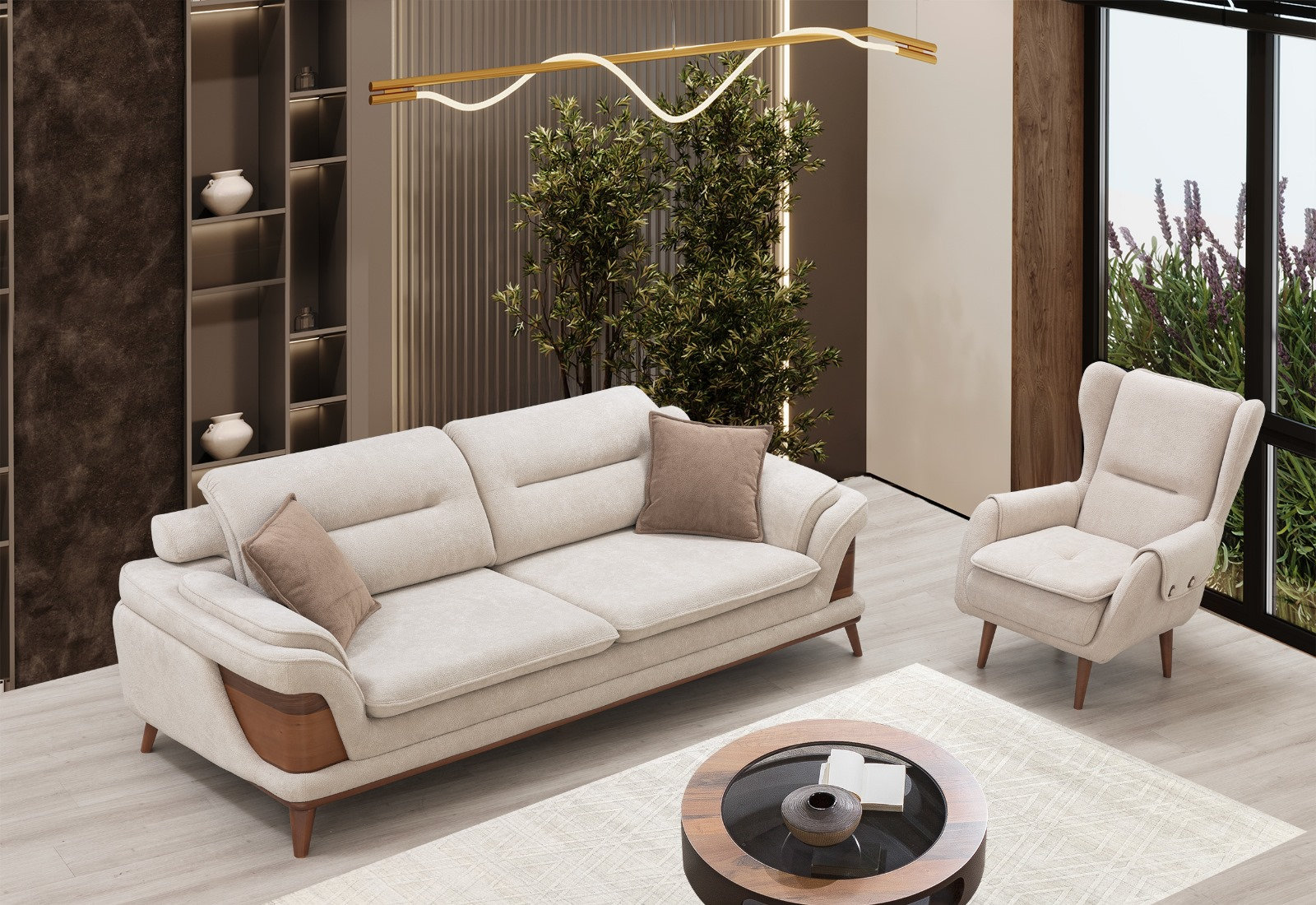 Wood Koltuk Takımı Wood Koltuk Takımı