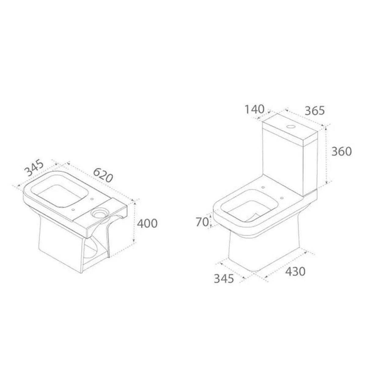 Turkuaz Cerastyle Noura Klozet,Lila İç Takım,Noura Slim UF Kapak
