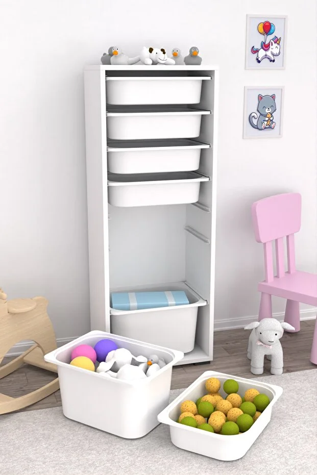 Zola 7 Sepetli Dolap Oyuncak Dolabı Çok Amaçlı Mutfak Banyo Kiler Dolabı Beyaz Zola 7 Sepetli Dolap Oyuncak Dolabı Çok Amaçlı Mutfak Banyo Kiler Dolabı Beyaz