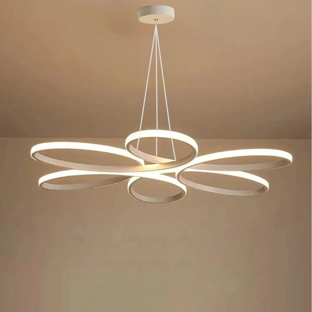 Nipul Beyaz Sarkıt Modern Beyaz Işık Ledli Avize Nipul Beyaz Sarkıt Modern Beyaz Işık Ledli Avize