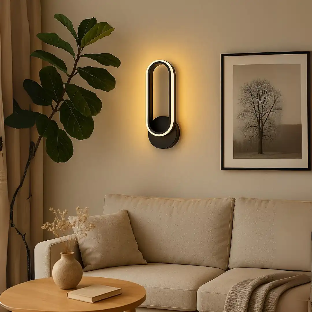 Hermes Siyah Mimari Tasarım Dekoratif Günışığı Ledli Aplik Hermes Siyah Mimari Tasarım Dekoratif Günışığı Ledli Aplik