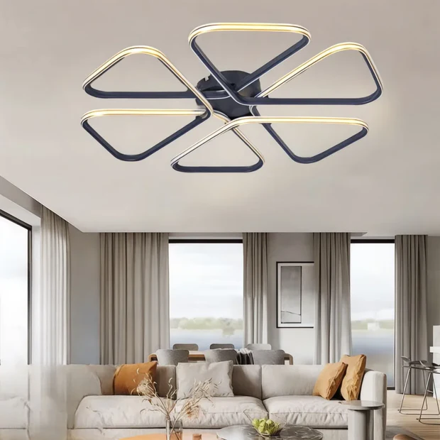 Oslo Siyah Modern Gold Çizgili Plafonyer Ultra Power Beyaz Ledli Avize Oslo Siyah Modern Gold Çizgili Plafonyer Ultra Power Beyaz Ledli Avize